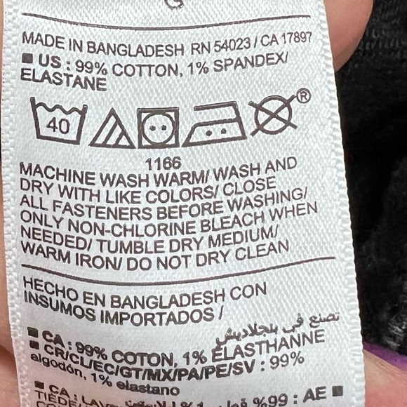 Old Navy Black Jean Jacket‎ Classic Denim Style L - Picture 4 of 8